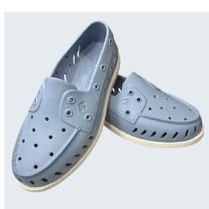 Sperry Authentic Original Float Boat Shoe Unisex W9 M7 Light Blue EVA Breathable